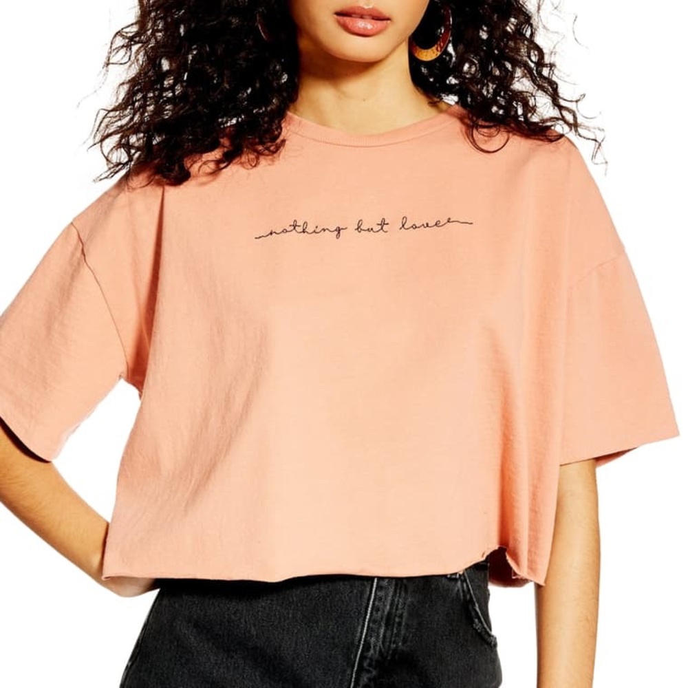 Top shop nothing but love tee